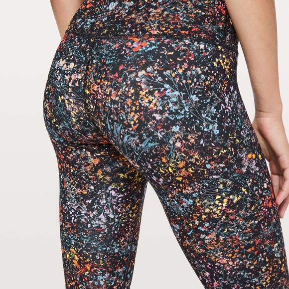 Lululemon Wunder Under Hi-Rise Tight 28" Flowerescent Multi Color Floral - Picture 3 of 5